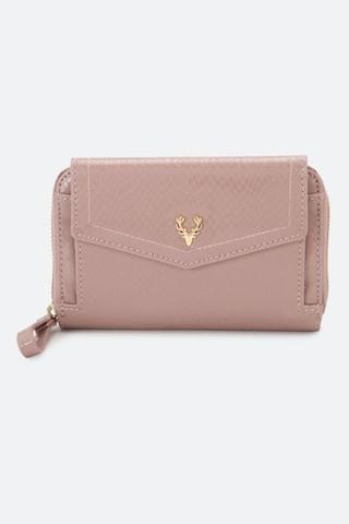 pink textured evening polyurethane women handbag