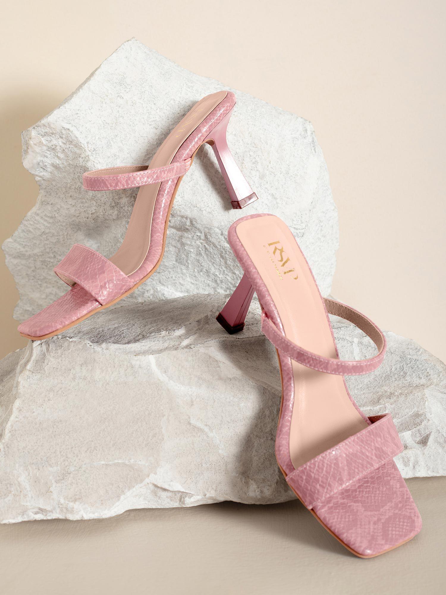 pink wild side out heels