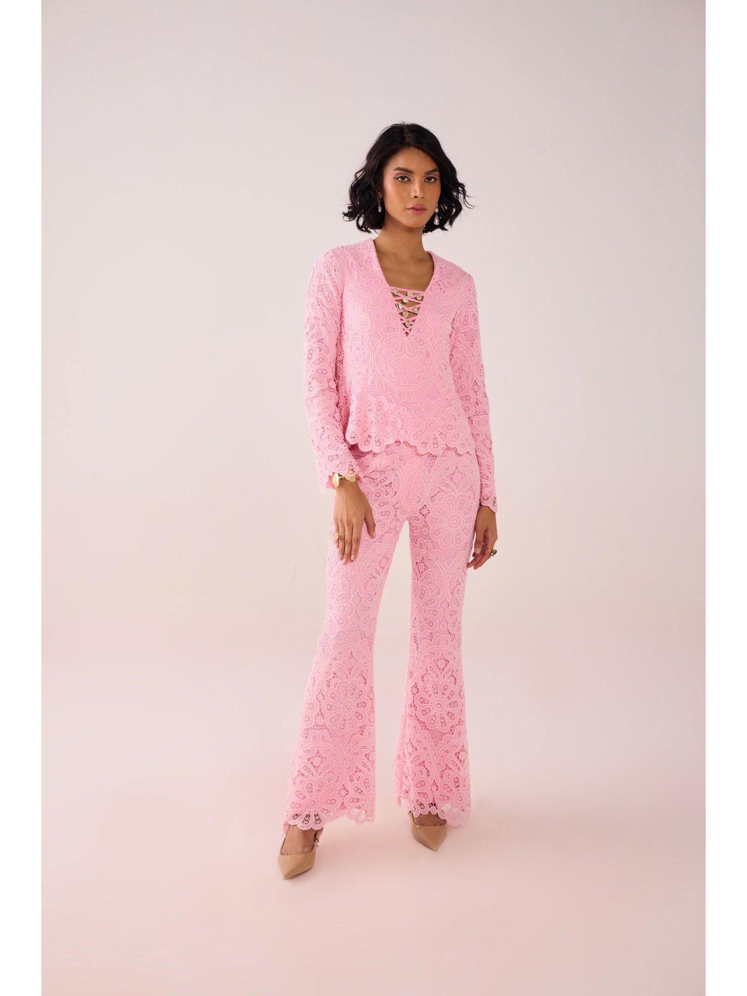 pink alex co-ord (set of 2)