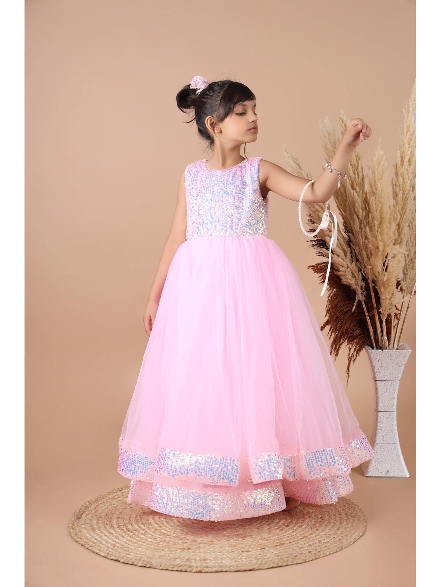pink angel pink radiance gown