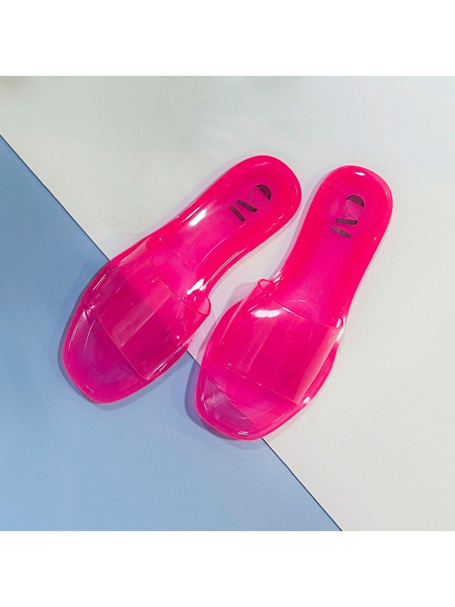 pink aqua flats