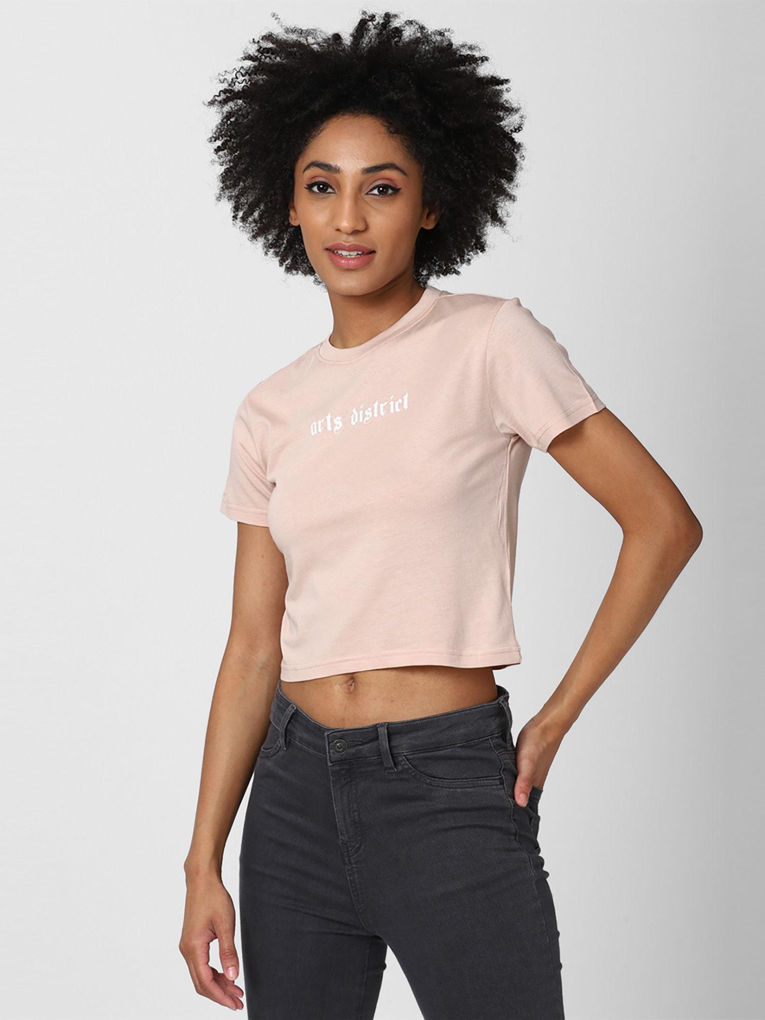 pink baby tee