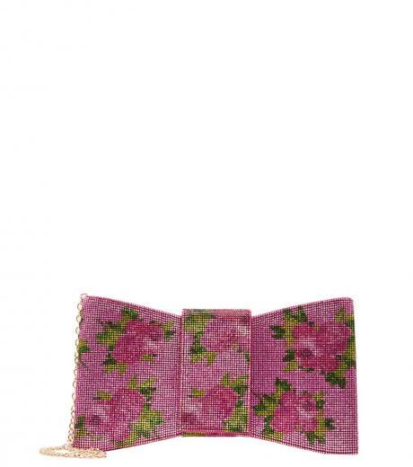 pink bow clutch