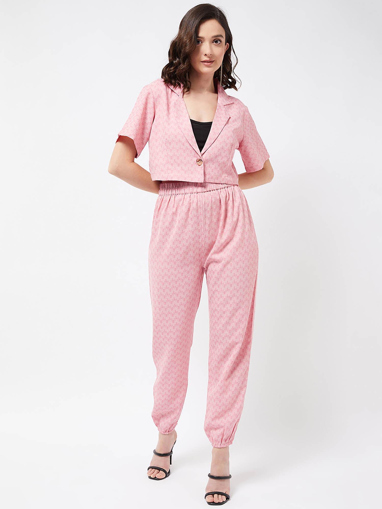 pink co-ord set (set of 2)