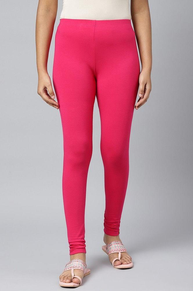 pink cotton lycra tights