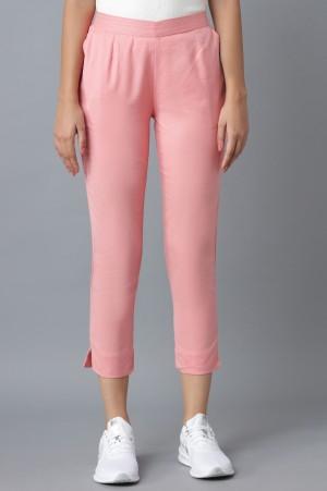 pink cotton trouser