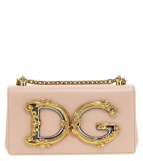 pink dg girls crossbody bag