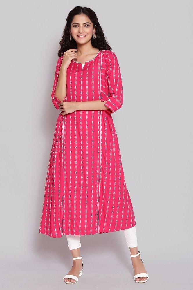 pink ethnic kurta