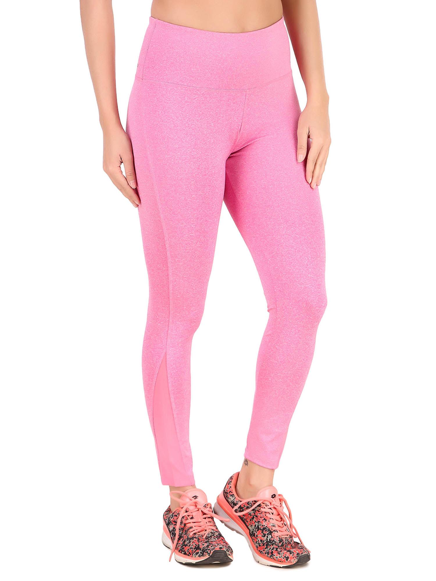 pink full length girls tight for gym workout