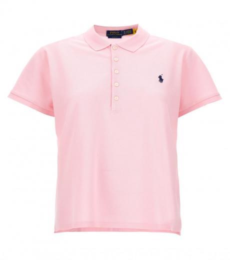 pink julie polo shirt
