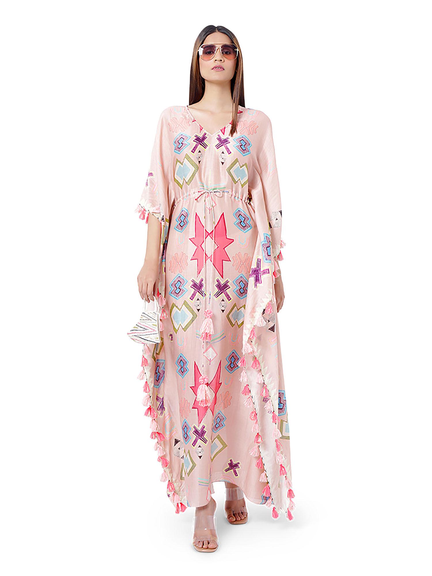 pink kaftans