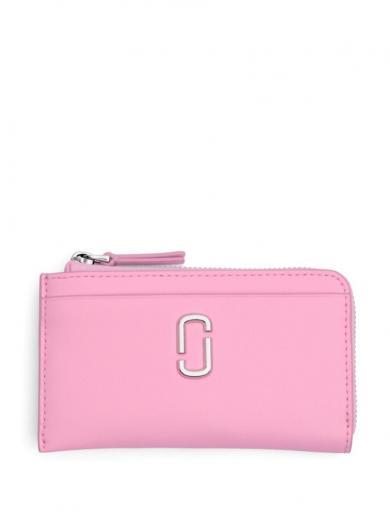 pink leather wallet