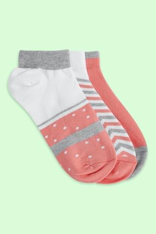pink multi design cotton nylon spandex socks