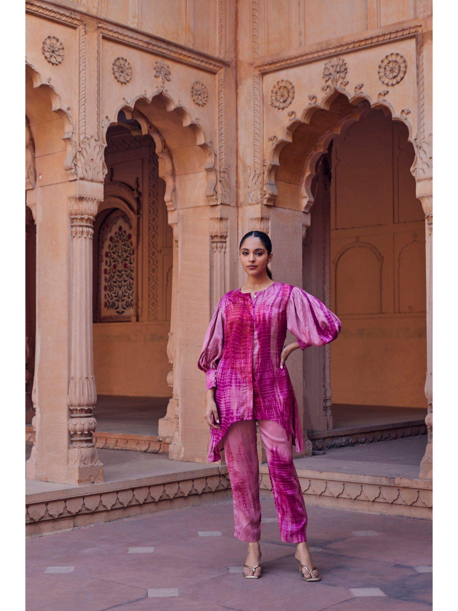 pink noori co-ord (set of 2)