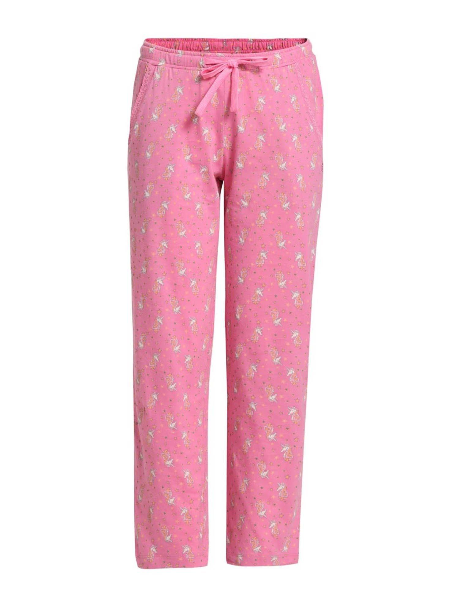 pink printed pyjama