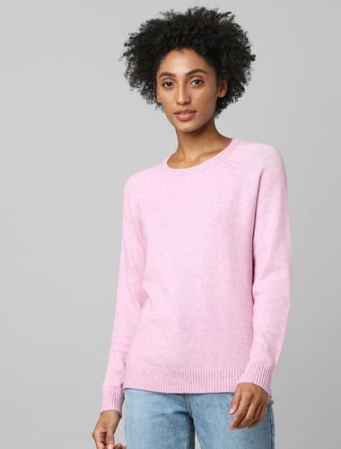 pink pullover