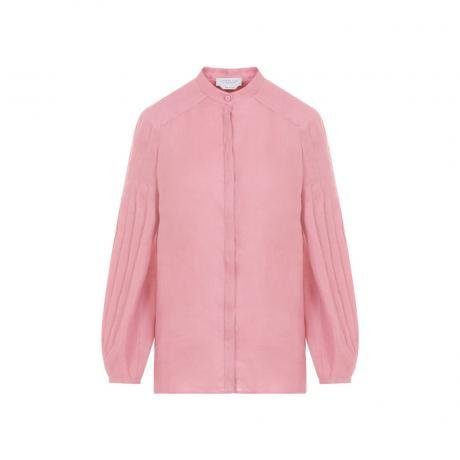pink raglan sleeves blouse