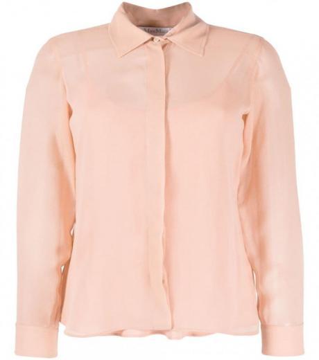 pink silk camisole shirt