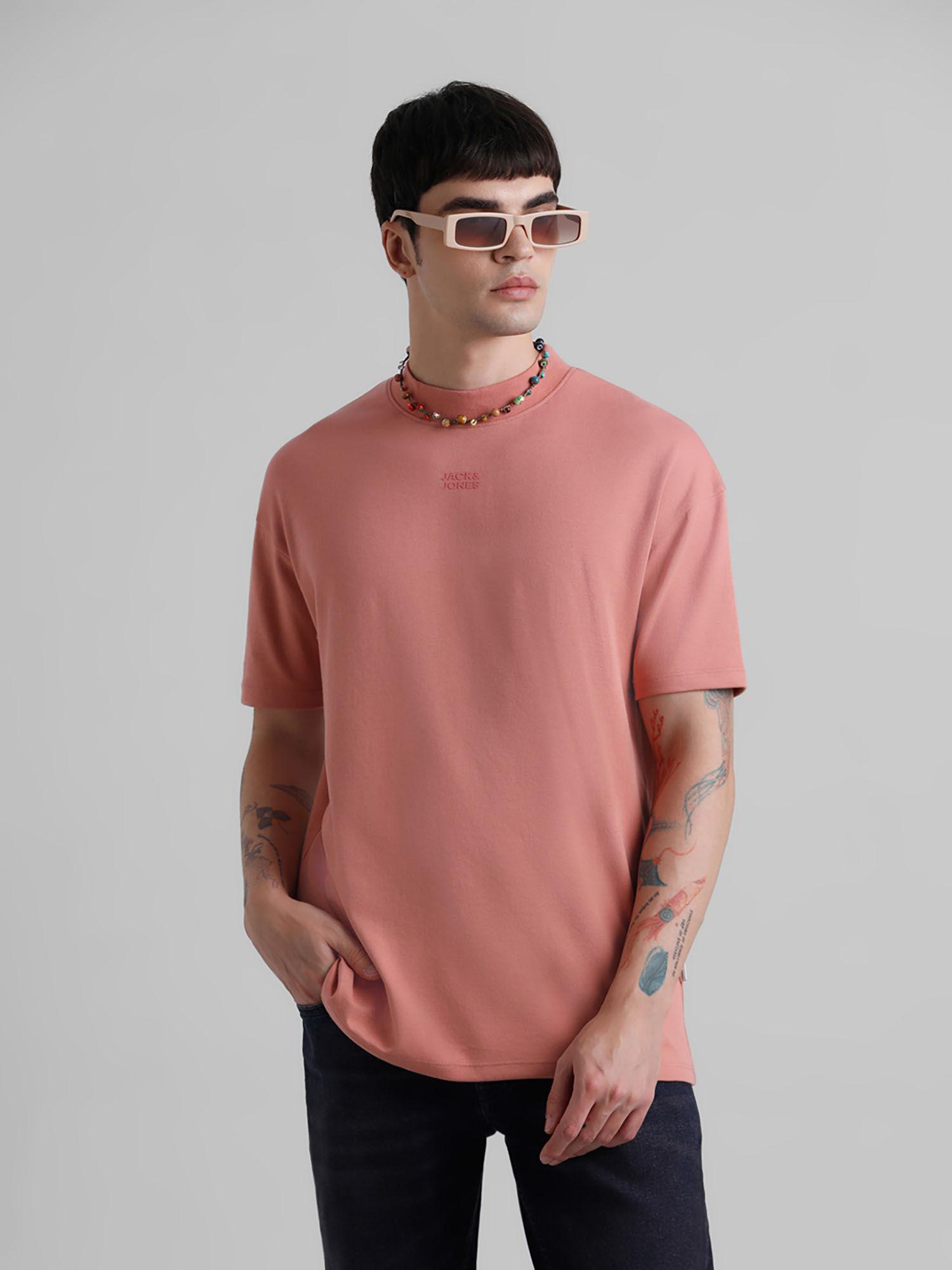 pink slim fit t-shirt