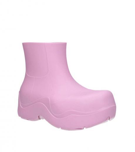 pink slip on boots