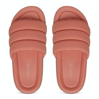 pink solid casual women pool slide