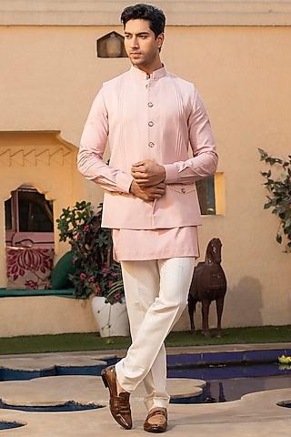 pink suiting fabric jawahar jacket