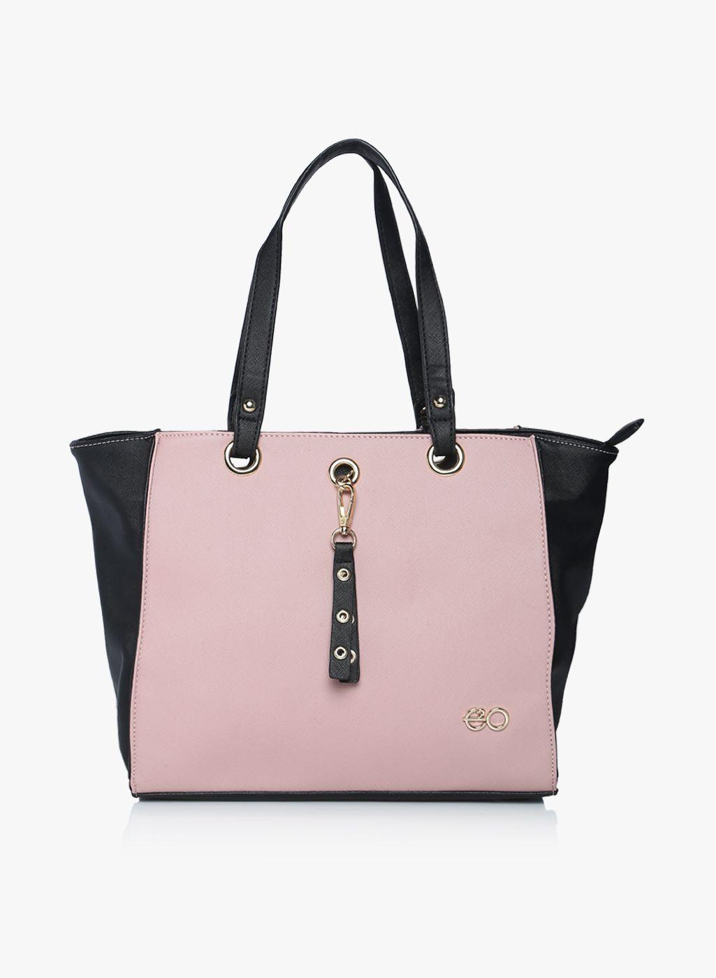 pink tote bag