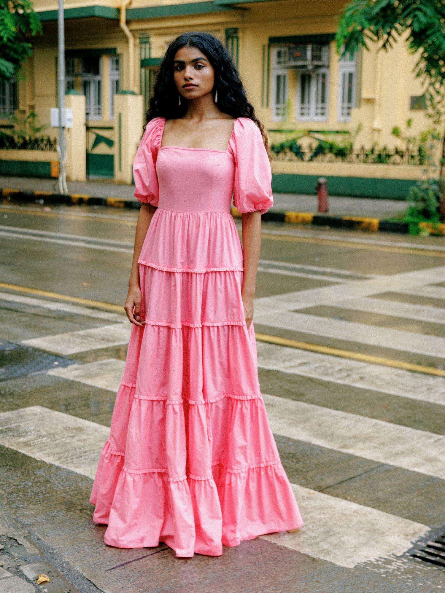 pink versailles dress