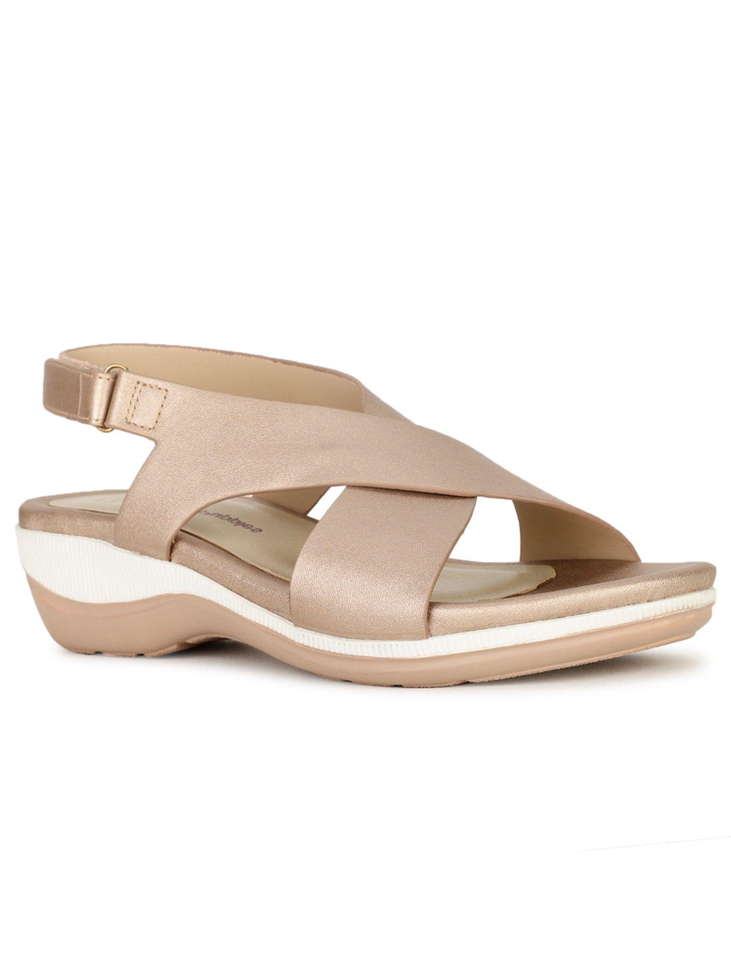 pink women velcro sandals