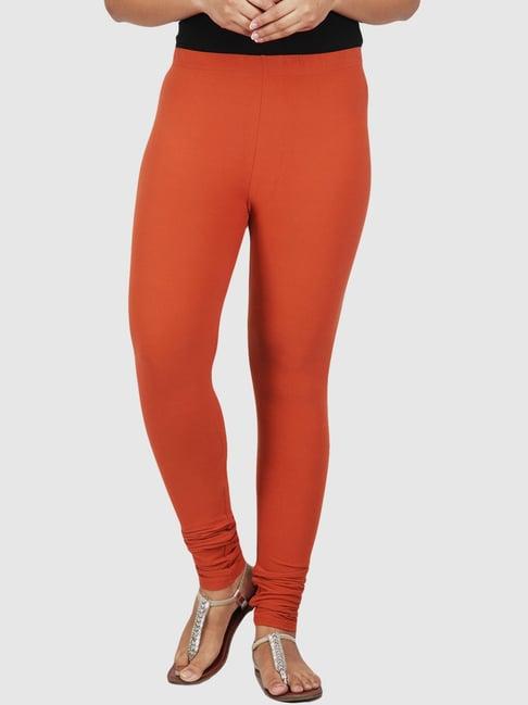 pinkloom coral regular fit leggings