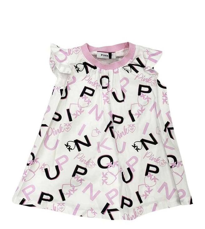 pinko kids multicolor printed fitted fit dress