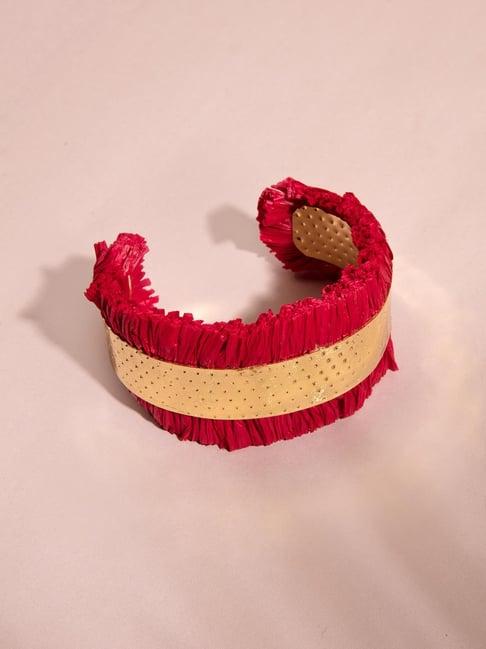 pipa bella bohemian pink cuff bracelet