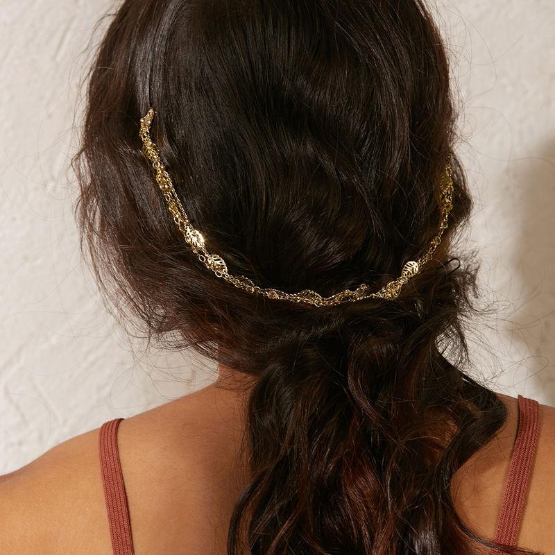 pipa bella by nykaa fashion gold plated hair pin