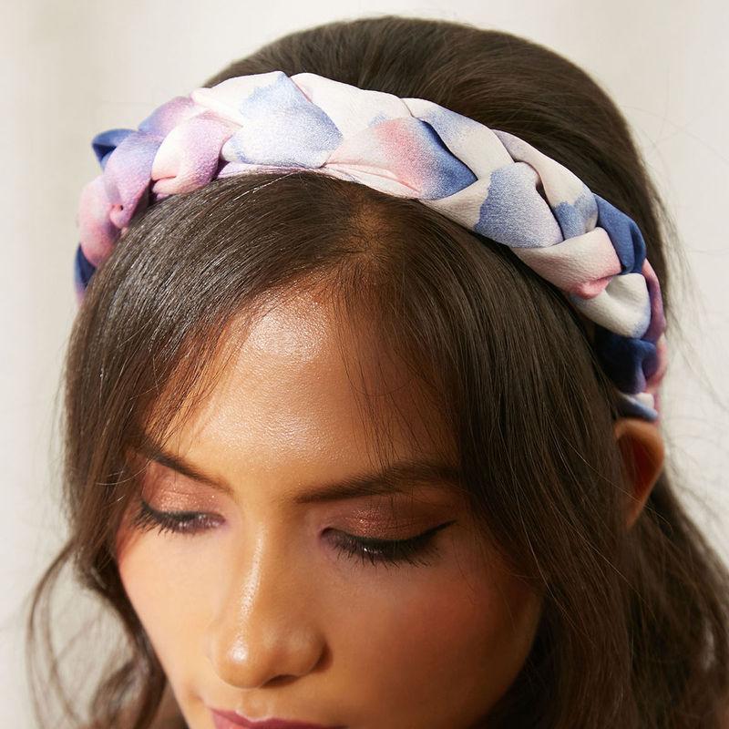 pipa bella by nykaa fashion mutli-coloured pleated hairband