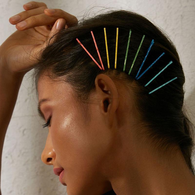 pipa bella by nykaa fashion rainbow hair pin set