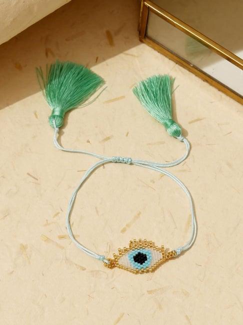 pipa bella evil eye turquoise & black bracelet