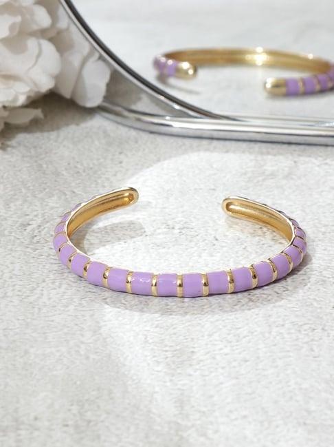 pipa bella lilac cuff bracelet