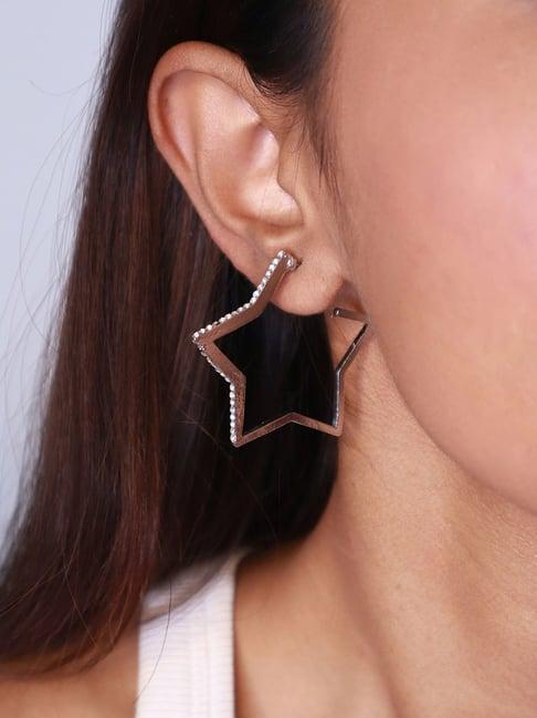 pipa bella silver minimal hoop earrings for women
