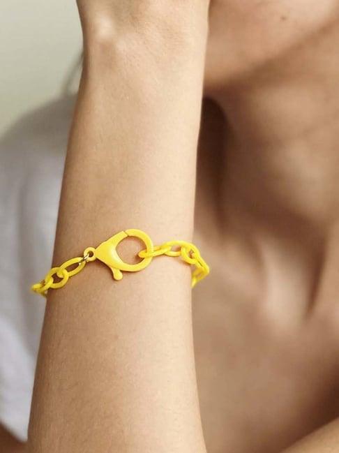 pipa bella yellow flexible fit bracelet