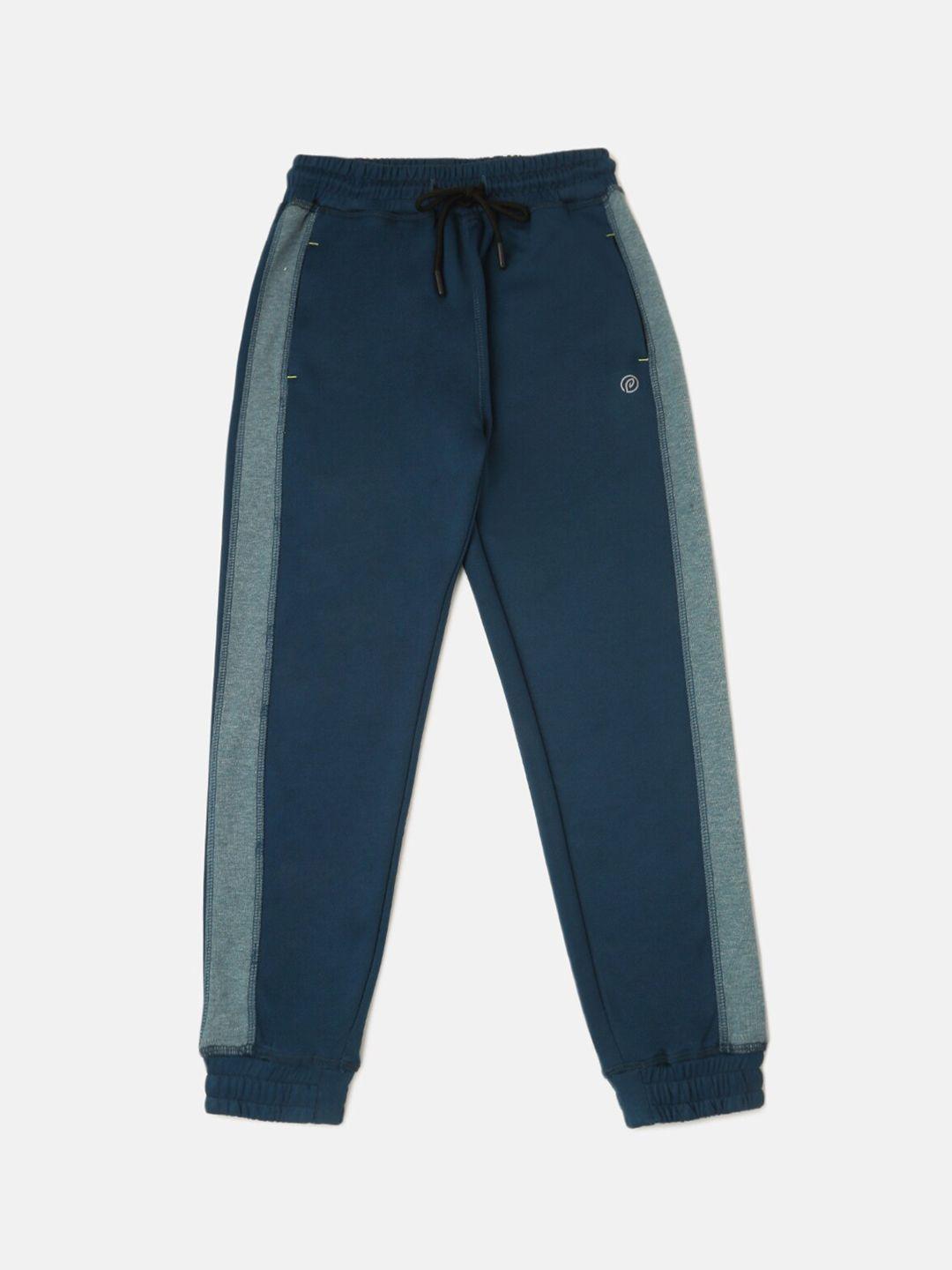 pipin boys blue smart straight fit joggers