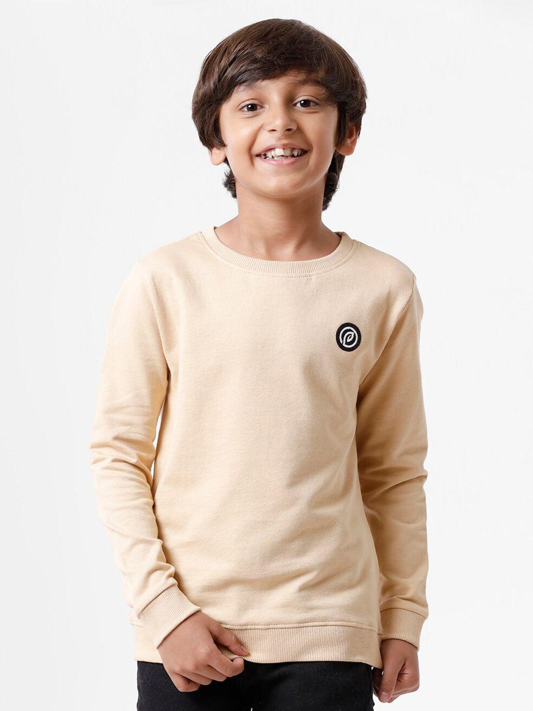 pipin boys cream-coloured sweatshirt