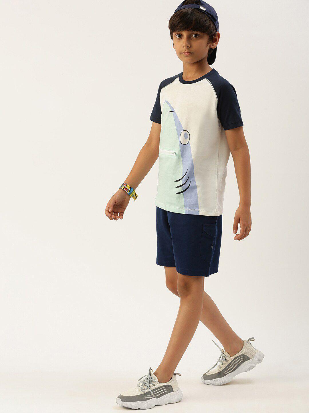 pipin boys graphic printed cotton t-shirt