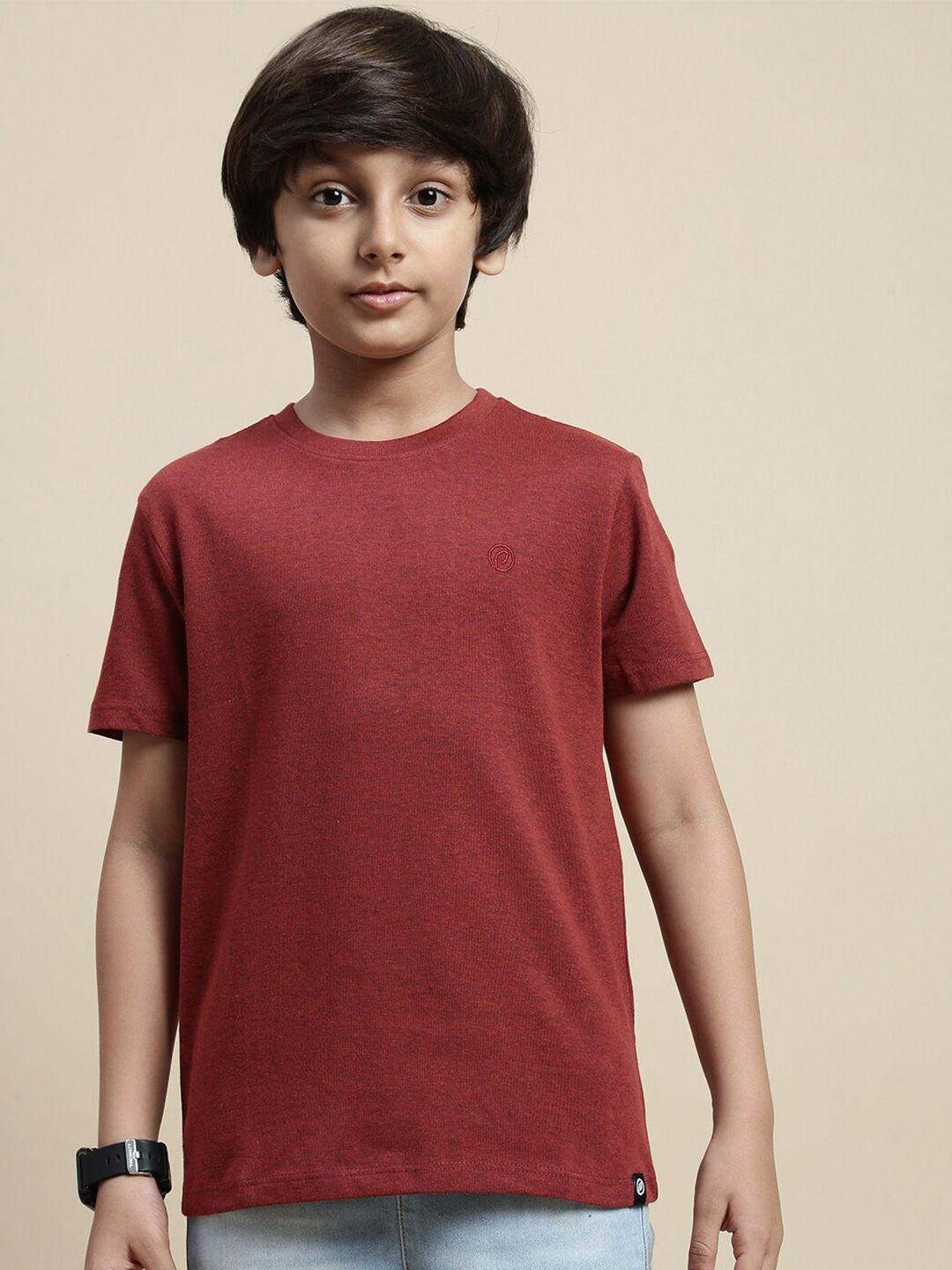 pipin boys round neck cotton t-shirt