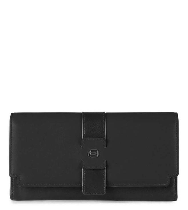piquadro ananke black wallet