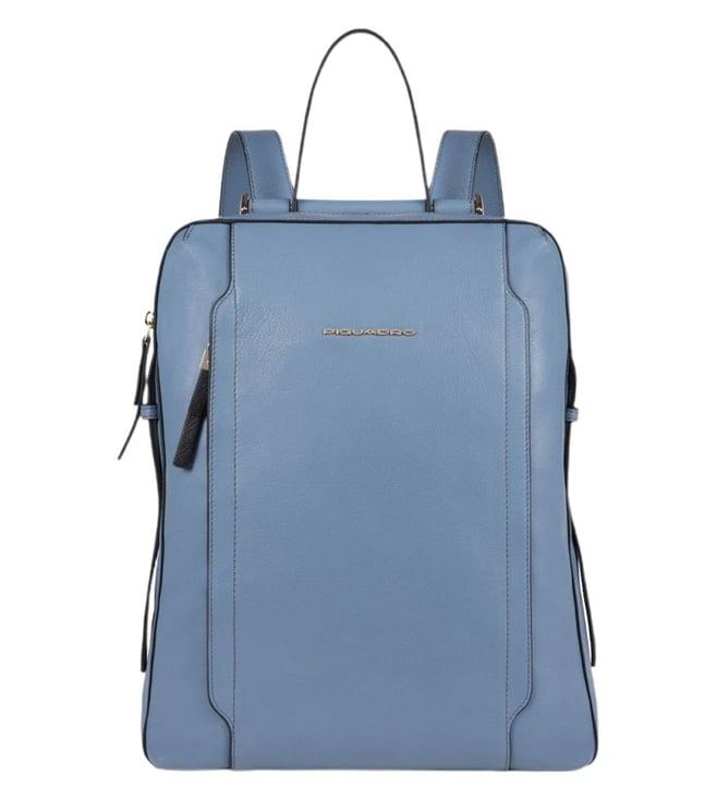 piquadro circle r.a.f. blue backpack