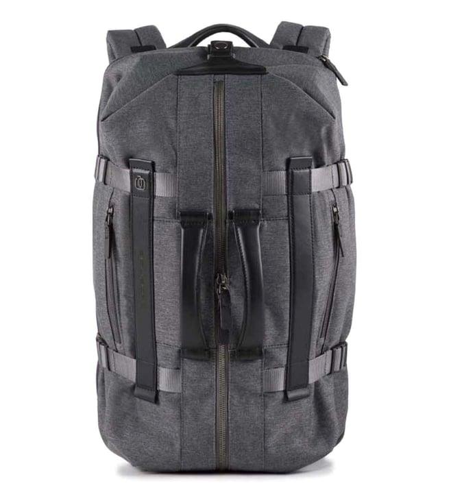 piquadro ross grey travel backpack