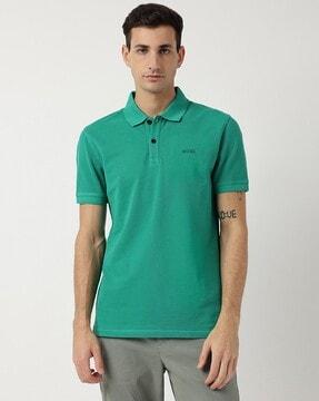 pique slim fit polo t-shirt