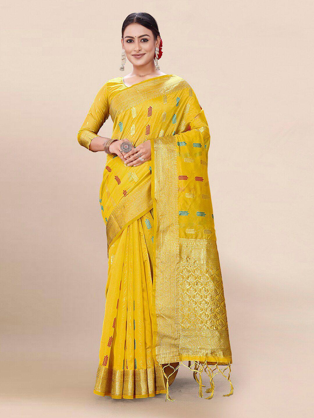 pisara woven design zari organza saree