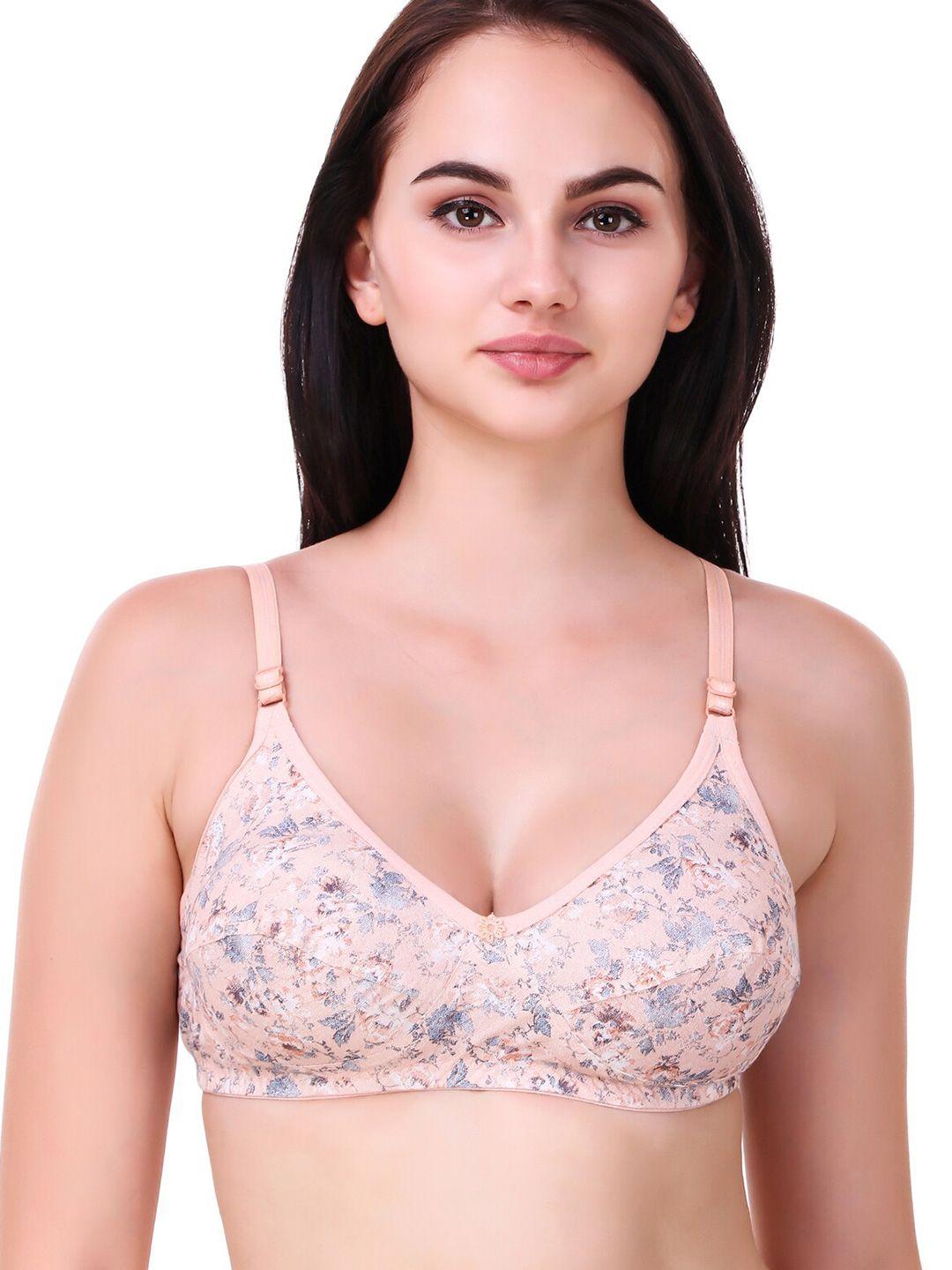 piylu printed medium coverage all day comfort bra