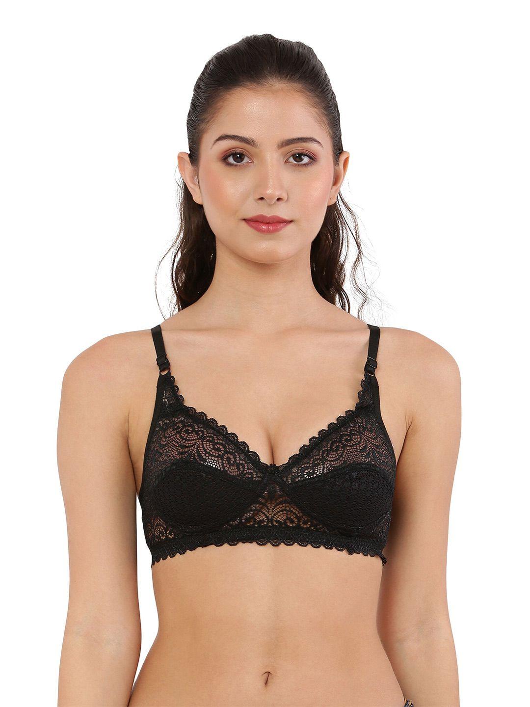 piylu self design non padded non wired all day comfort lace bra